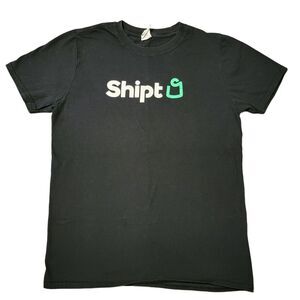 Shipt Delivery Tshirt Mens Sz M Black Logo Crew Neck‎ Short Sleeve Shirt Graphic